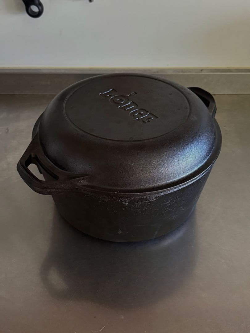 【SALE】Lodge ロッジダブルダッチオーブン L8DD3 鋳鉄 アウトドア