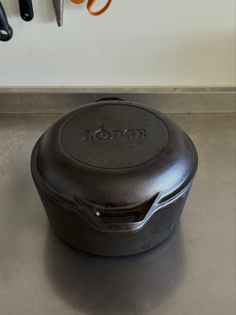 【SALE】Lodge ロッジダブルダッチオーブン L8DD3 鋳鉄 アウトドア