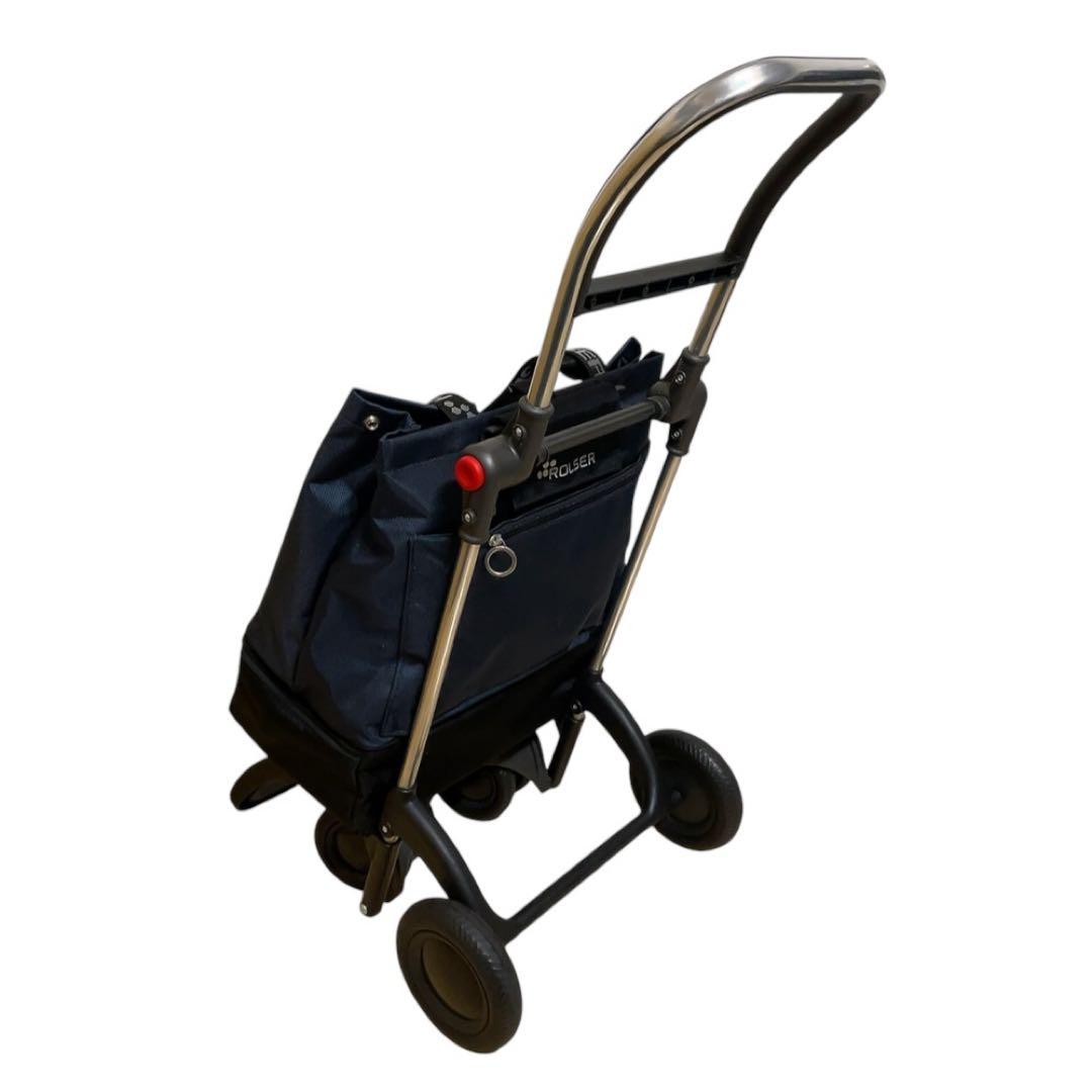 ROLSER ショッピングカート　ネイビー　4輪　ロルサー　スペイン