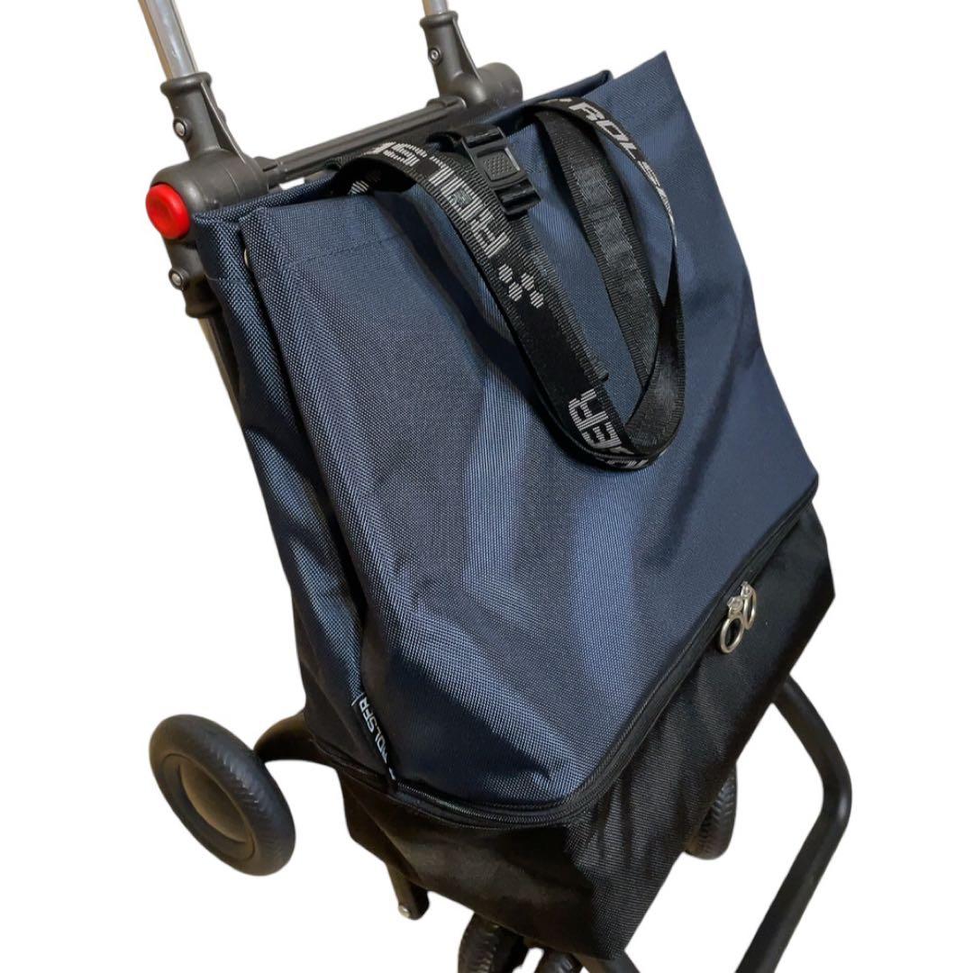 ROLSER ショッピングカート　ネイビー　4輪　ロルサー　スペイン