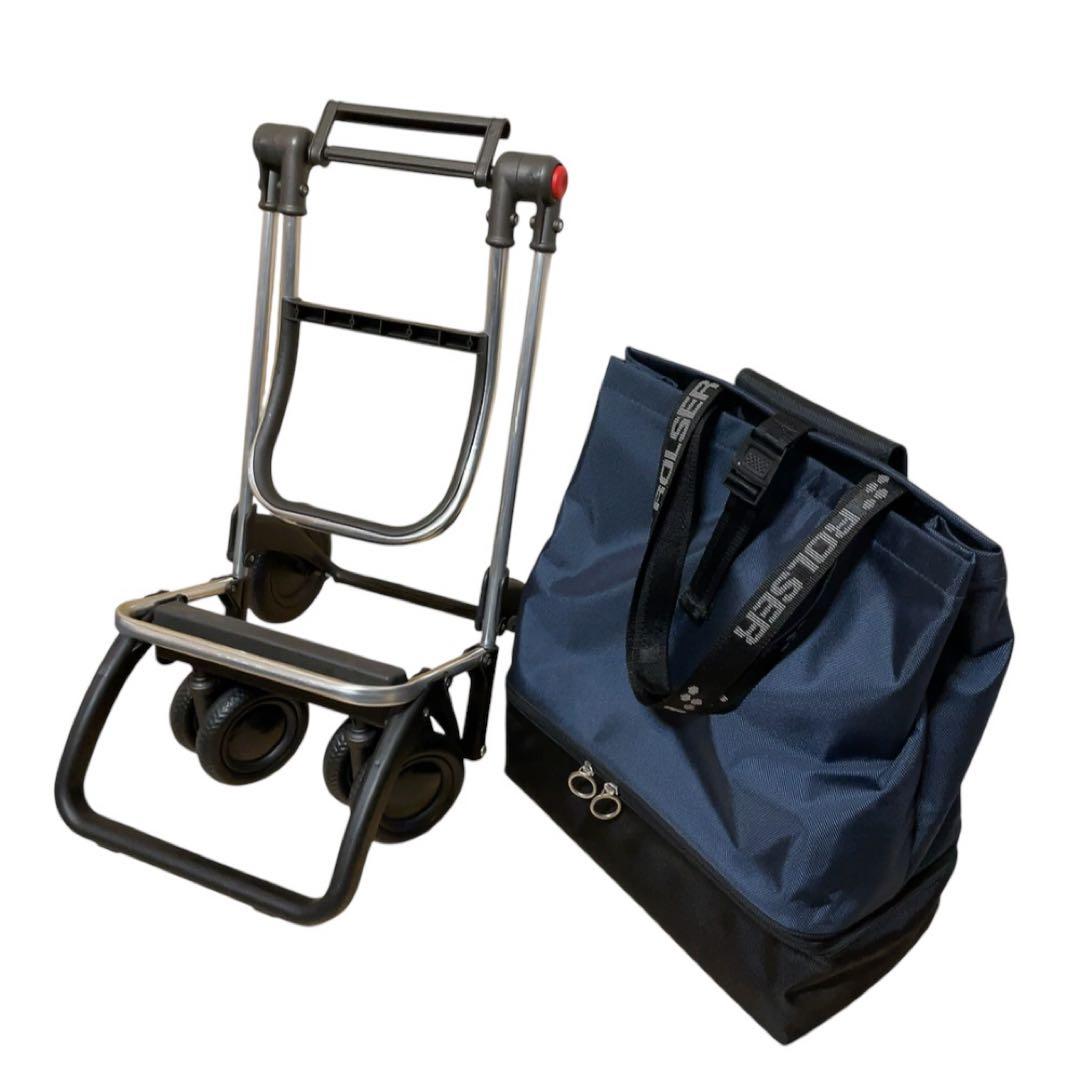 ROLSER ショッピングカート　ネイビー　4輪　ロルサー　スペイン