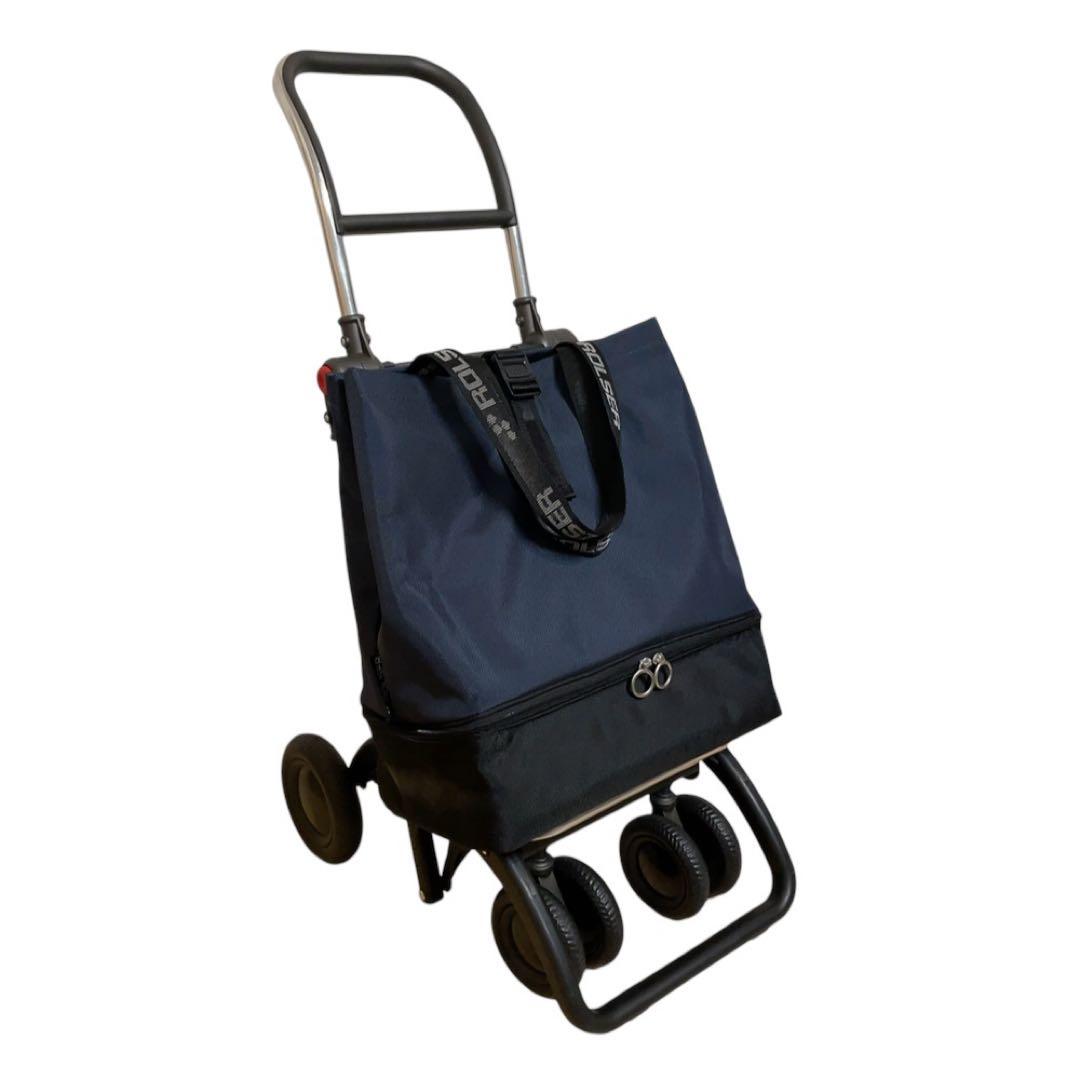 ROLSER ショッピングカート　ネイビー　4輪　ロルサー　スペイン