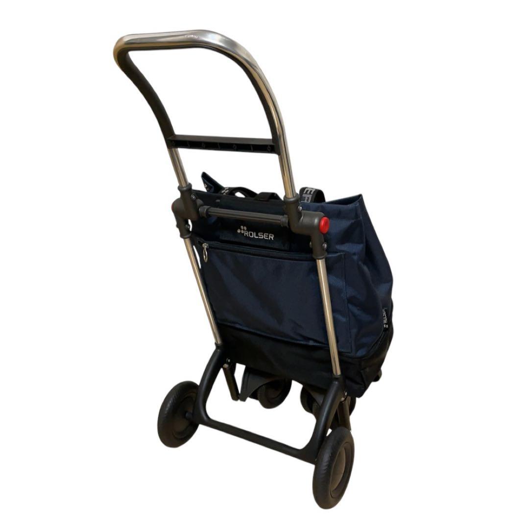 ROLSER ショッピングカート　ネイビー　4輪　ロルサー　スペイン