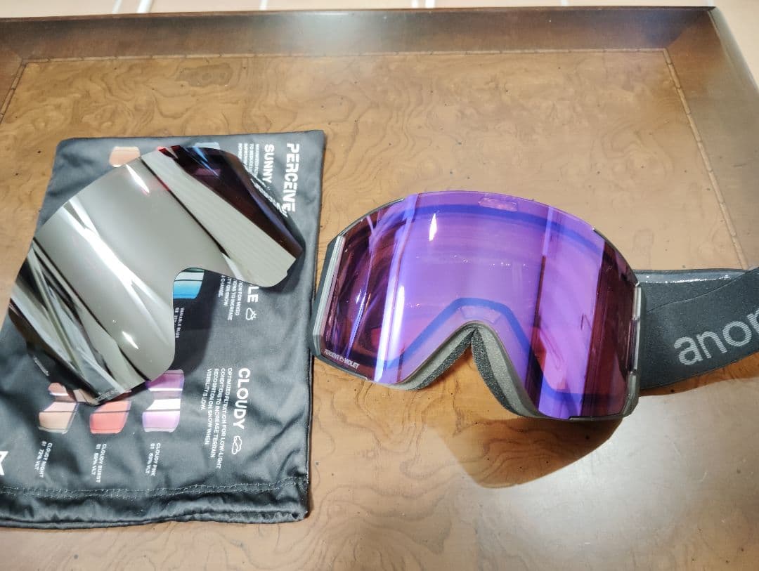 【未使用】anon Sync ゴーグル シンク フレームレス カラーSMOKE