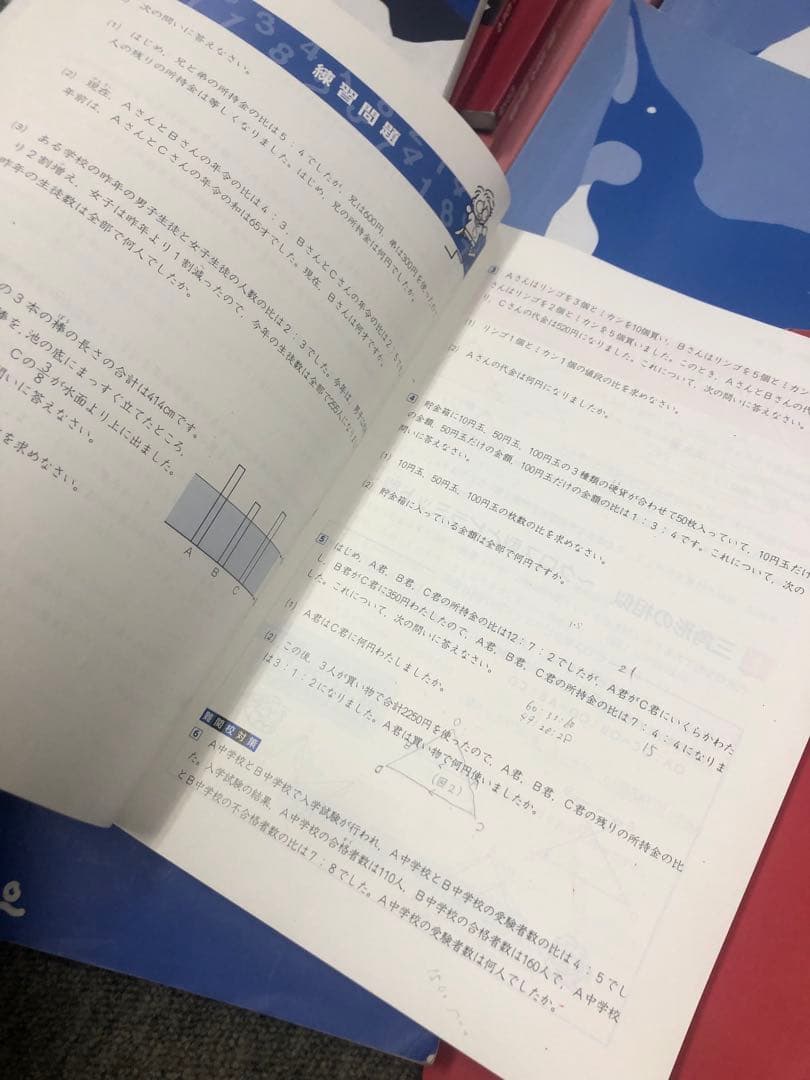 四谷大塚 予習シリーズ5年 国算理社/漢字/計算　上下　中古　2023年版