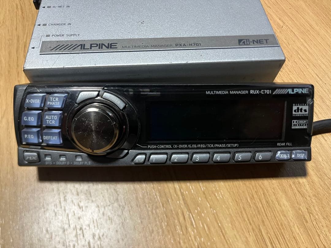 カーオーディオ ALPINE RUX-C701