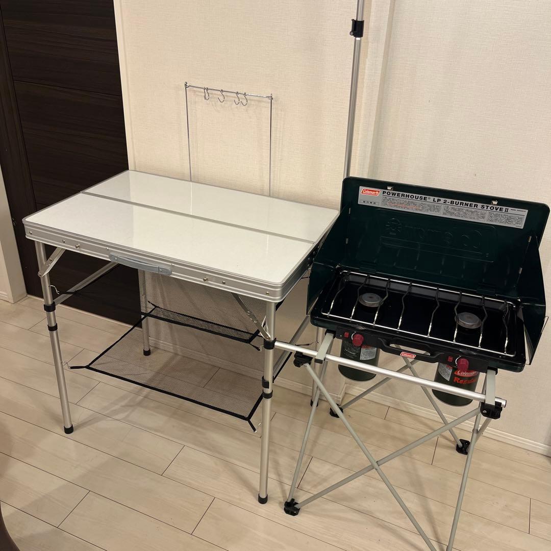コールマン ツーバーナー キッチンテーブル セット