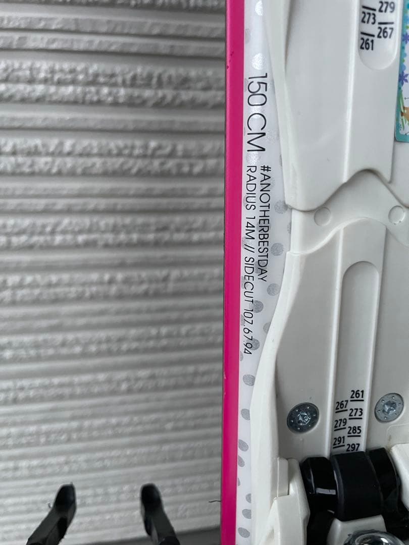 ロシニョール ジュニアスキー板 150cm サイドカット107/66/94