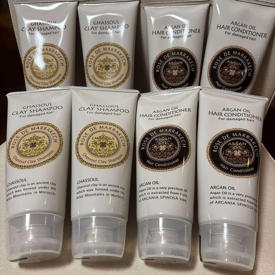 新品・未使用　8本　ローズドマラケシュ クレイシャンプー　ヘアコンディショナー