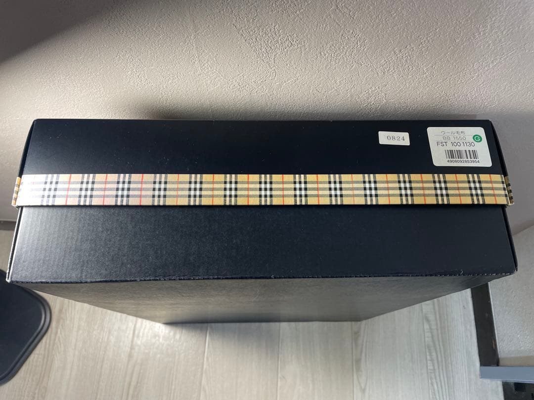 未使用品　BURBERRY バーバリー ウール100% 毛布　ブランケット