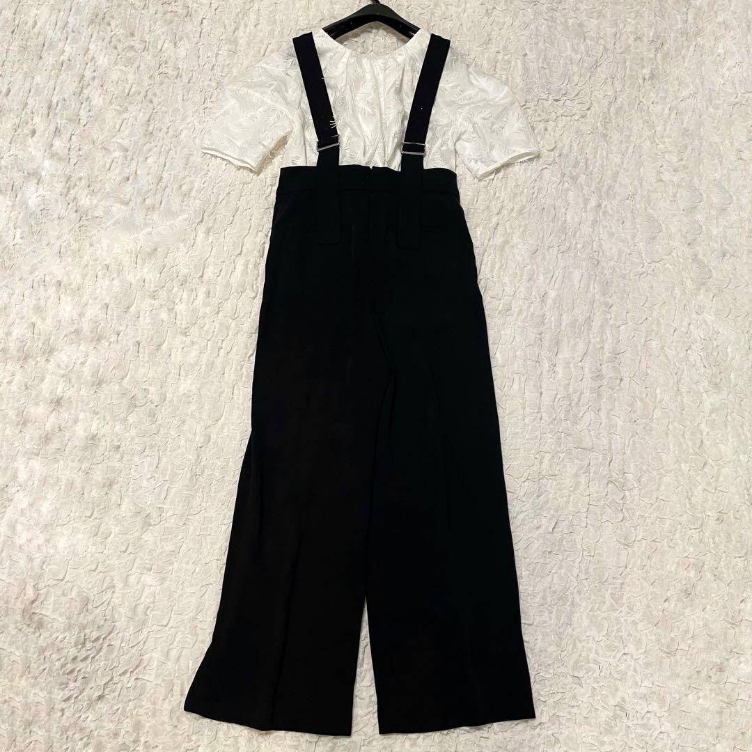 美品✨ アルアバイル エステル ダブルクロス サロペット パンツ オールインワン