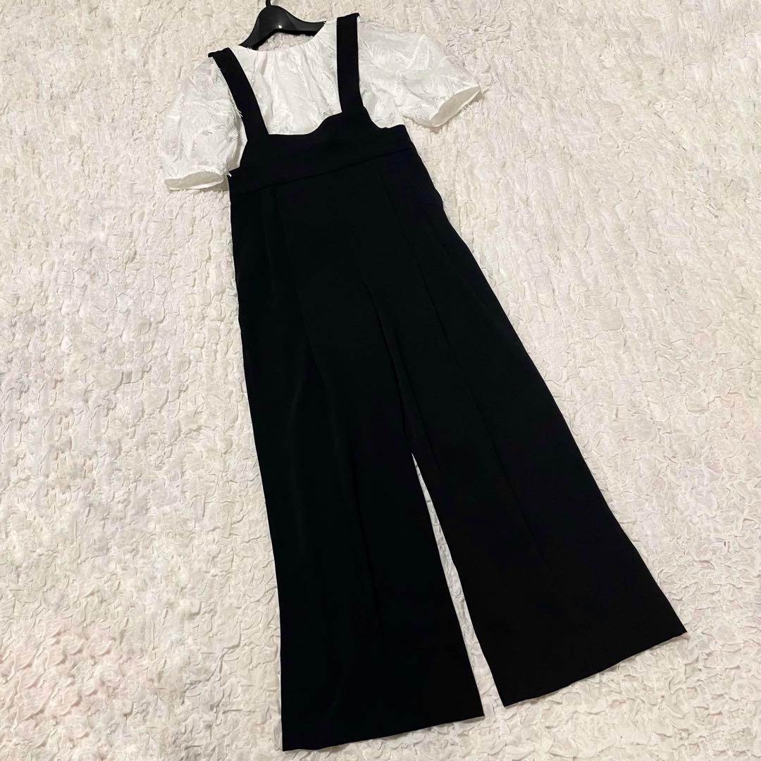 美品✨ アルアバイル エステル ダブルクロス サロペット パンツ オールインワン