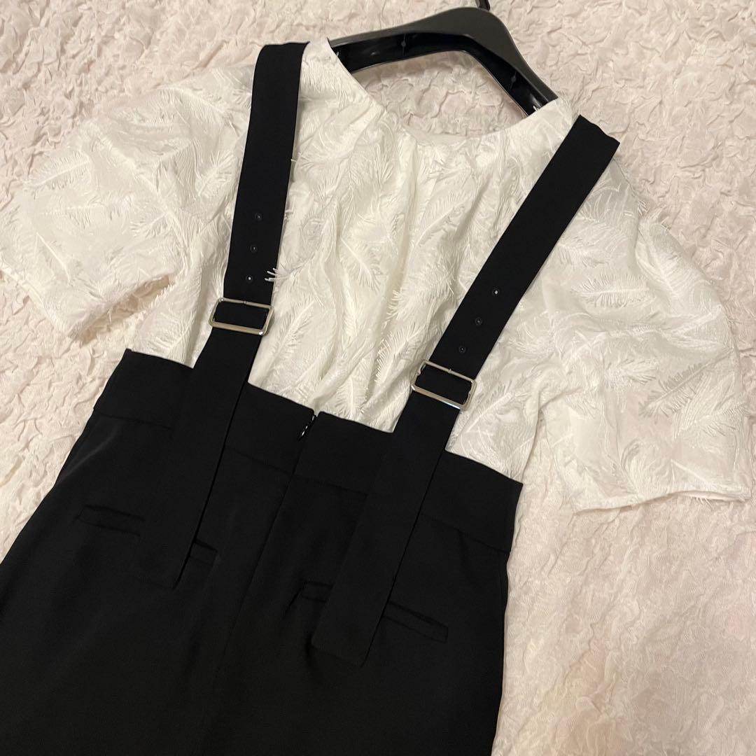 美品✨ アルアバイル エステル ダブルクロス サロペット パンツ オールインワン