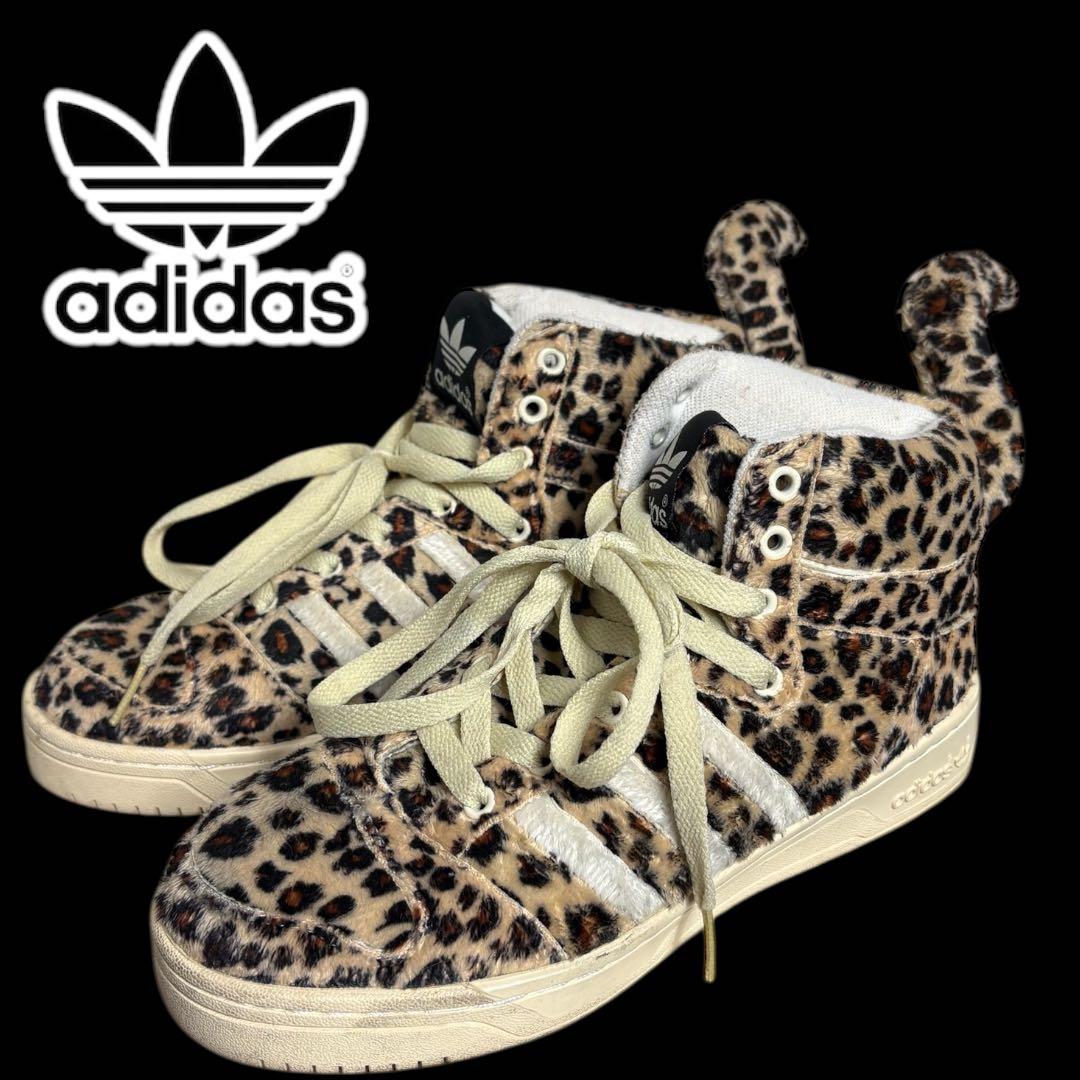 adidas ジェレミースコット　ヒョウ柄 スニーカー