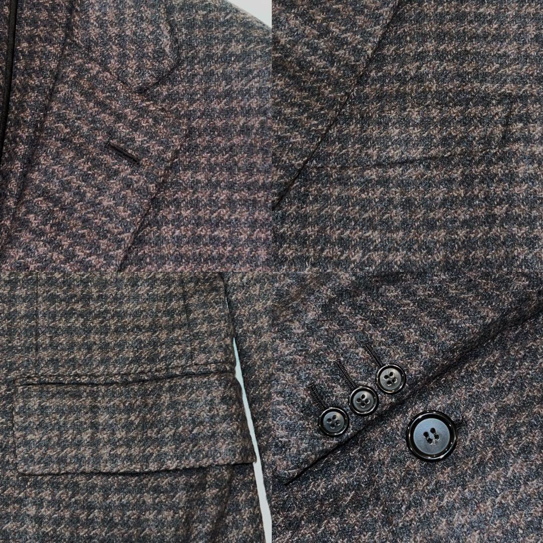 3日緊急セール！128万 ブリオーニ【ピュアカシミア】千鳥 チェスターコート◆