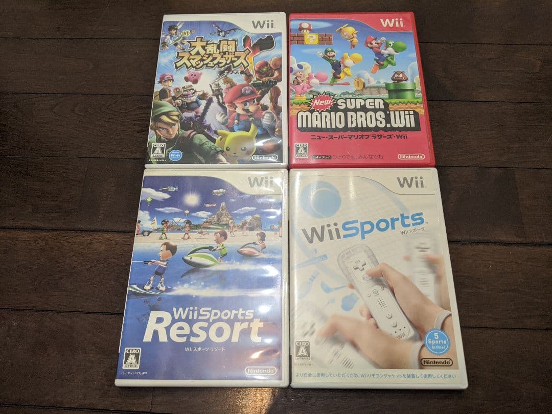 Wii 本体 + ソフト4本 セット