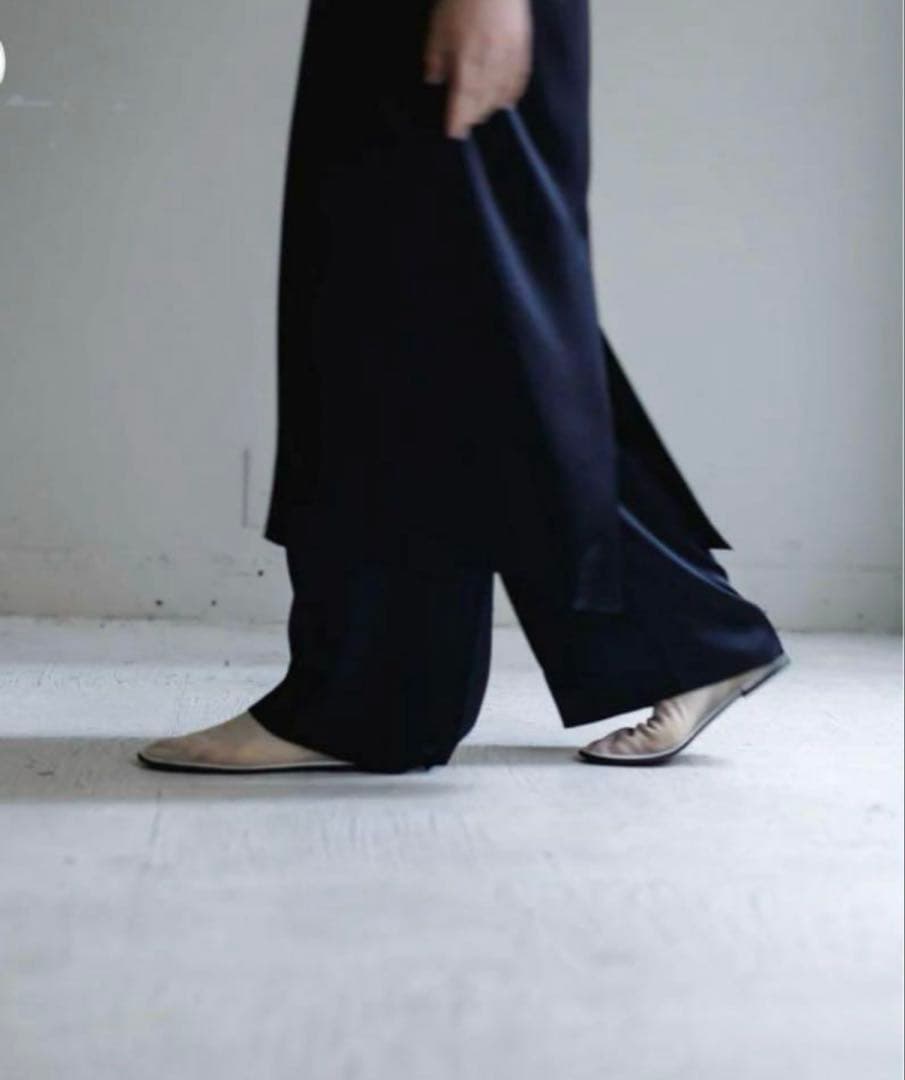 ワンピース NEAU satin tank dress dark navy