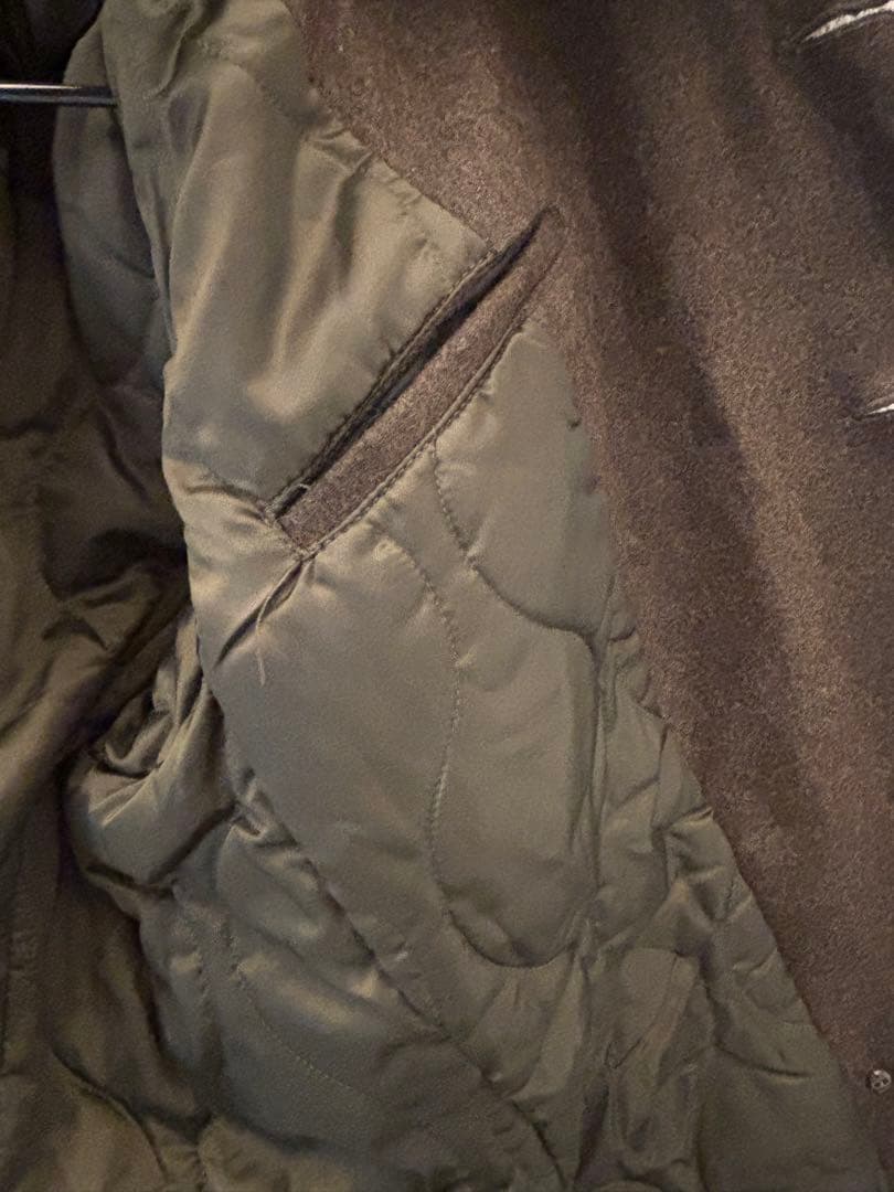 TMT ウールピーコート ブラウン