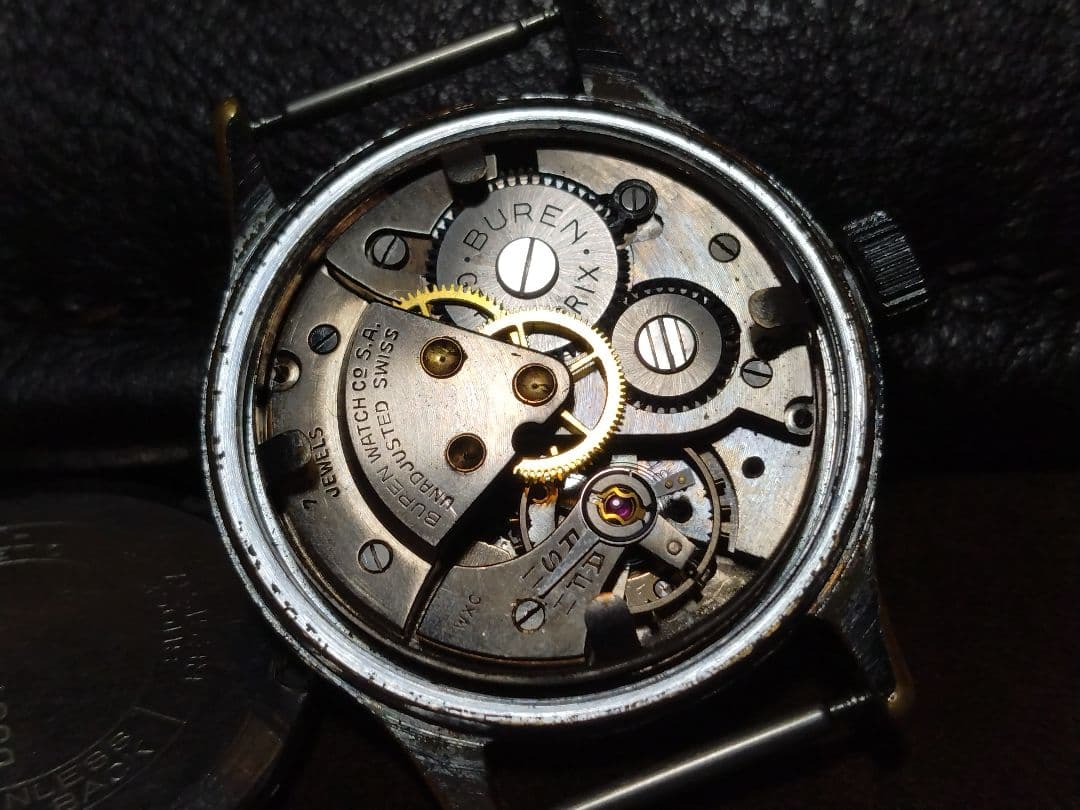 ユ*カ様 ビューレン　手巻き時計　センターセコンド