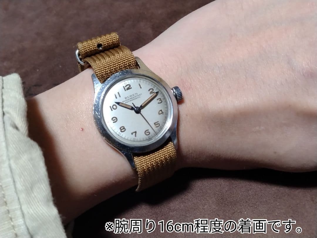 ユ*カ様 ビューレン　手巻き時計　センターセコンド