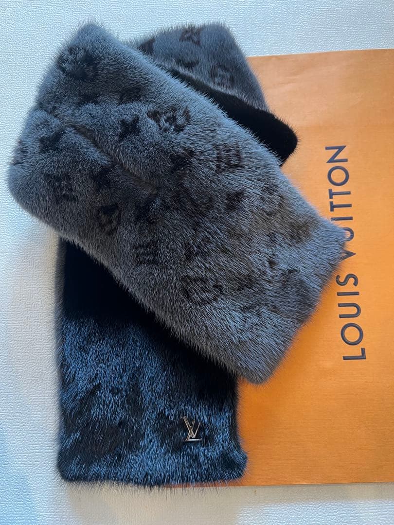 美品✨ルイ・ヴィトン ミンクファーマフラー