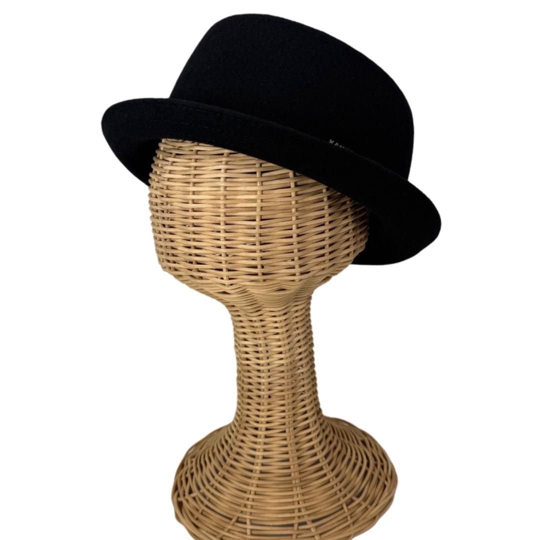 SALE⭐️KANGOL　ウール素材　ポークパイハット　Black　Lサイズ