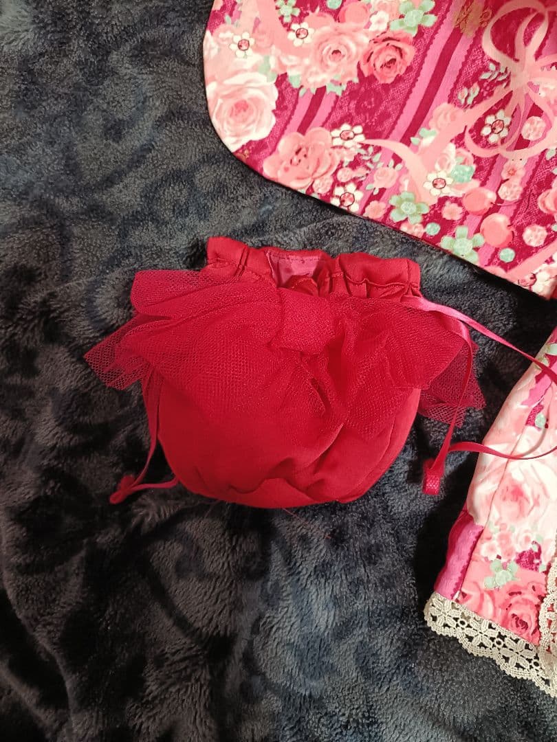 七五三　3歳　メゾピアノ　Mezzo Piano 被布セット　4点セット