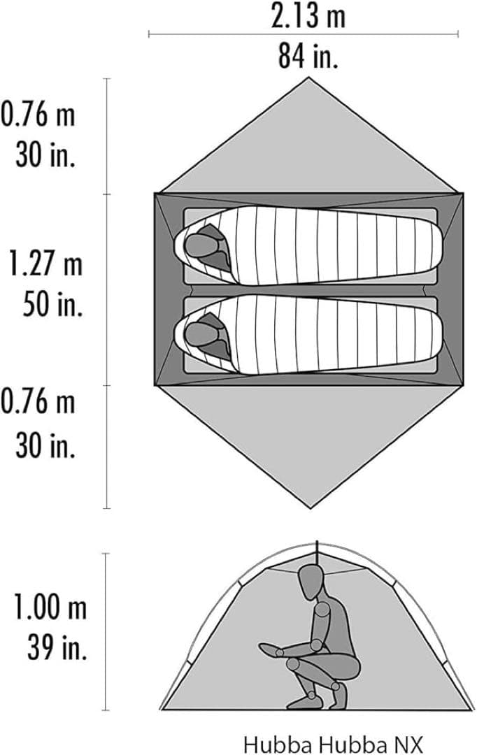 美品 MSR Hubba Hubba NX(FP付)