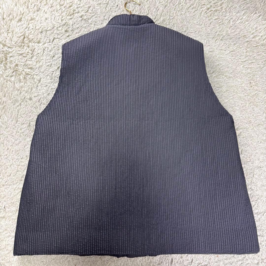 未使用級★ヤッコマリカルド 22AW ダウンベスト 中綿 総ピンタック L