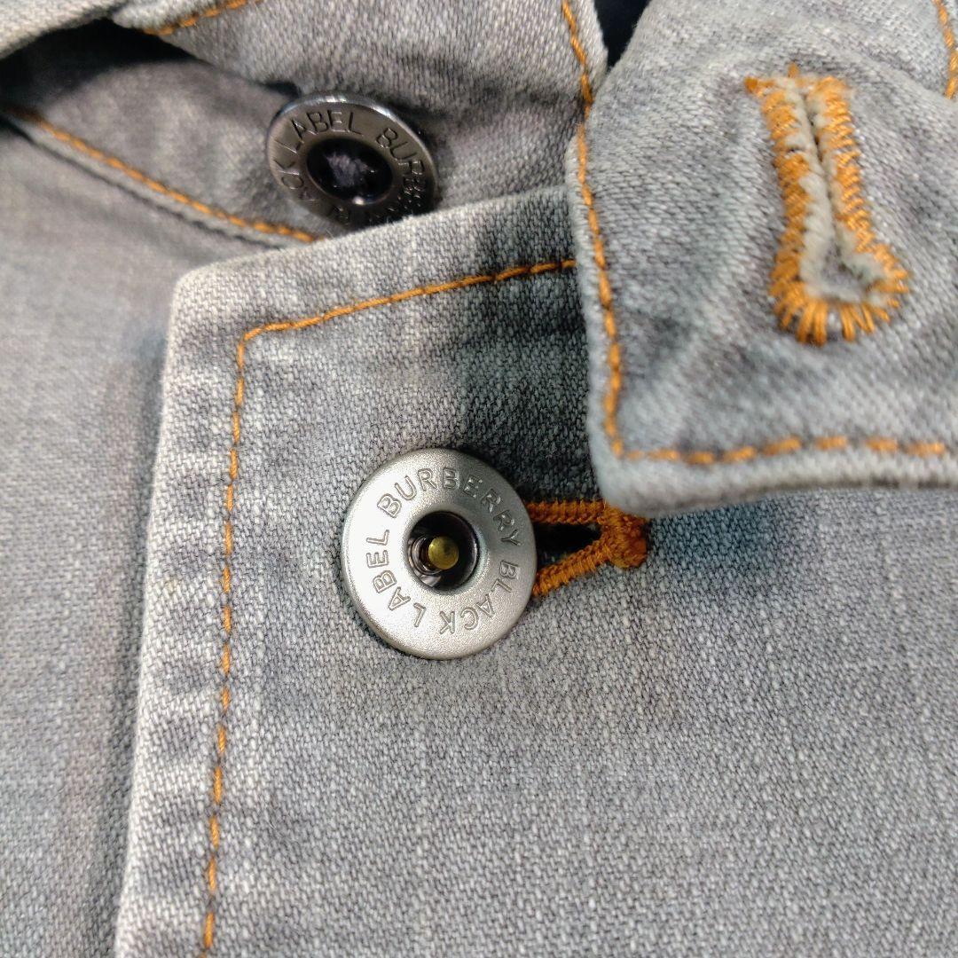 バーバリーブラックレーベル デニムジャケット L ノバチェック