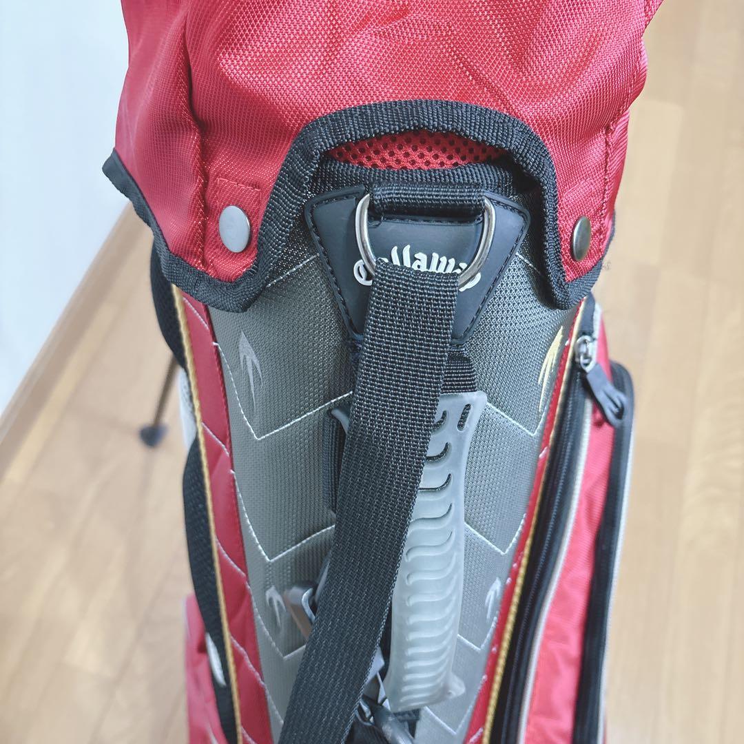 K378 Callaway スタンドキャディバック 赤 軽量