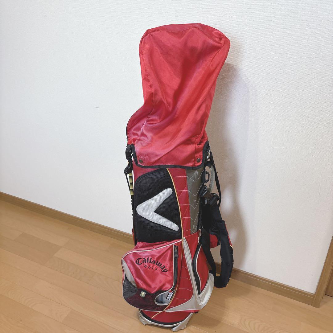 K378 Callaway スタンドキャディバック 赤 軽量