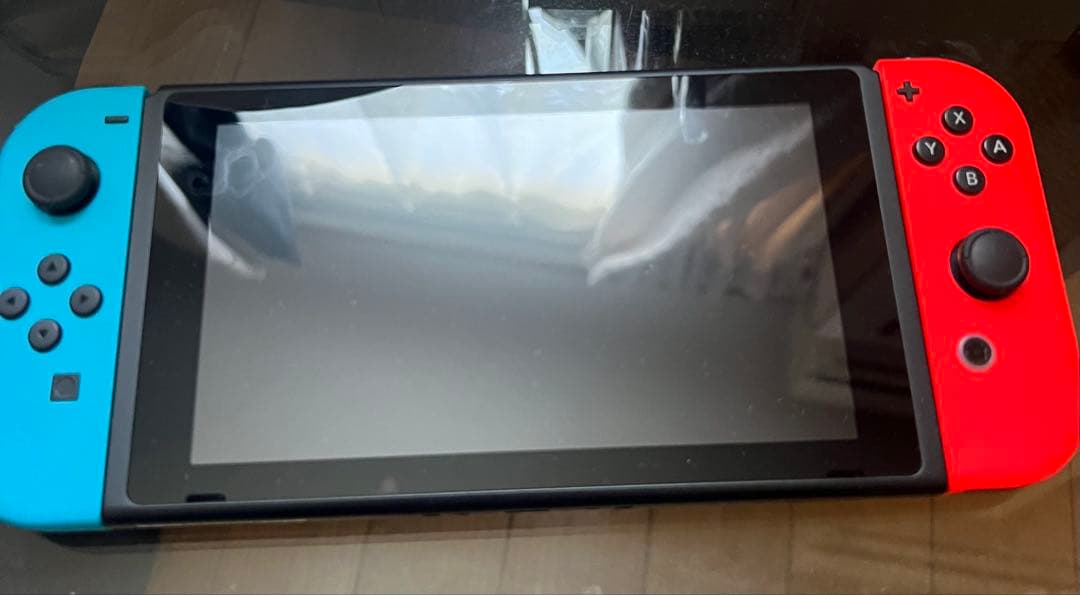 【残2年保証あり美品】Nintendo Switch 本体 青/赤 付属品完備