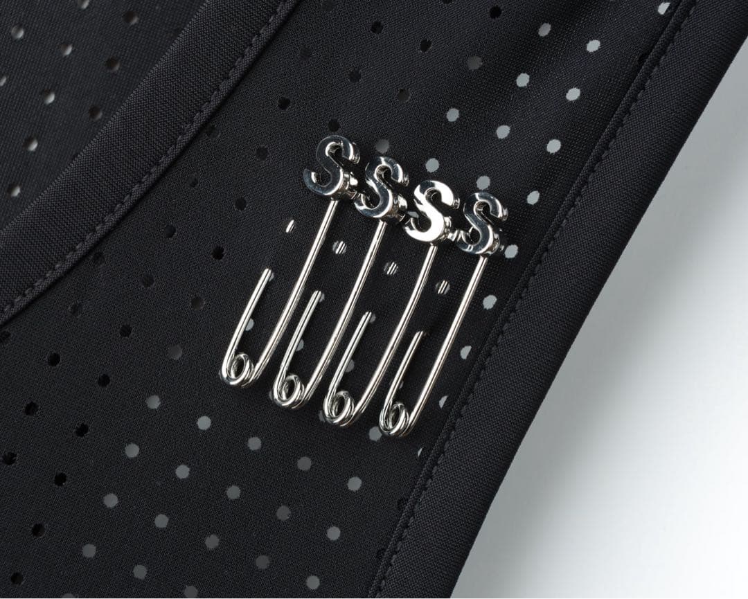 【サイズM】SATISFY メッシュタンクトップ ブラック