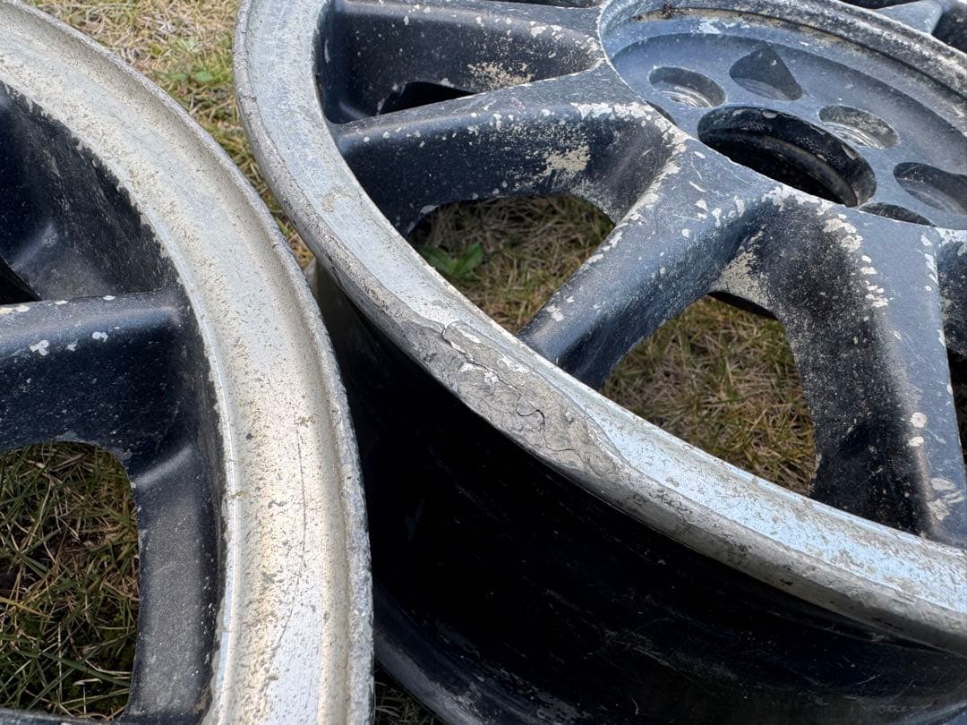 黒14インチ　6j ＋38 PCD100 4H 2本　日本製