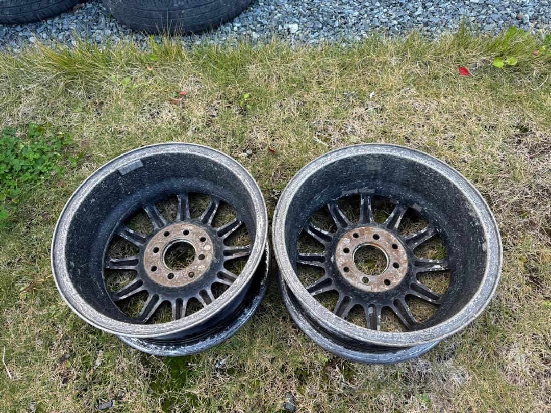 黒14インチ　6j ＋38 PCD100 4H 2本　日本製