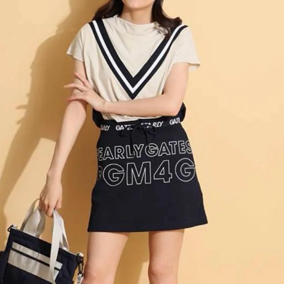 パーリーゲイツ☆新品 Peダブルラッセル スカート