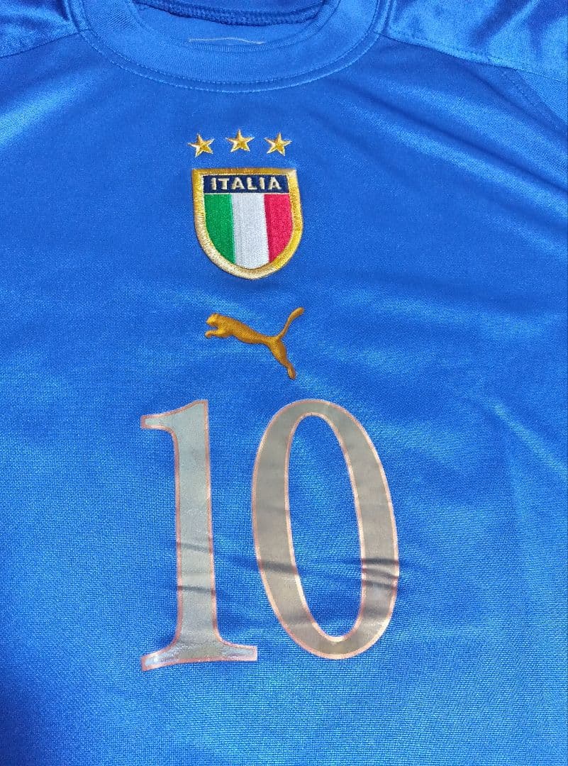 2004年　イタリア代表　バッジョ　10番　正規品　当時物　代表ラストモデル
