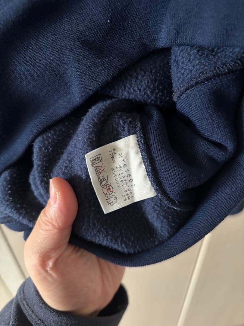 THE NORTH FACE ノースフェイスNT61507パーカー 裏起毛 L