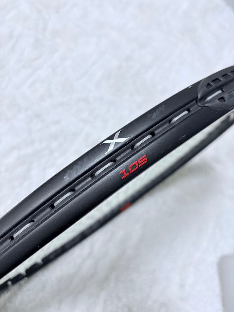 【美品】PRINCE X エックス 105 TOUR 硬式 プリンス