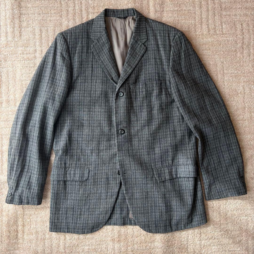 60s ヴィンテージ　テーラードジャケット　グレー