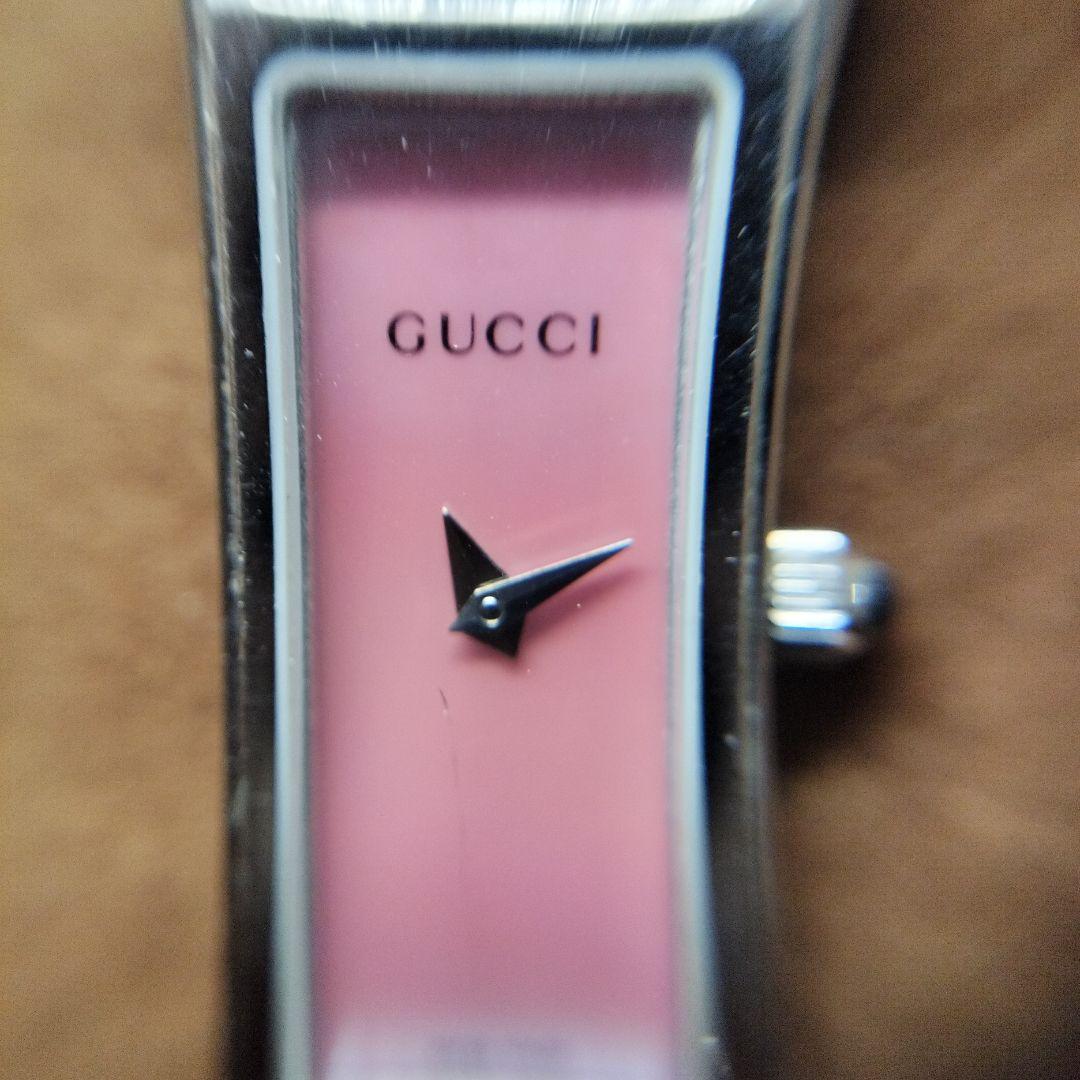 【稼働品】GUCCI グッチ 腕時計 バングルタイプ