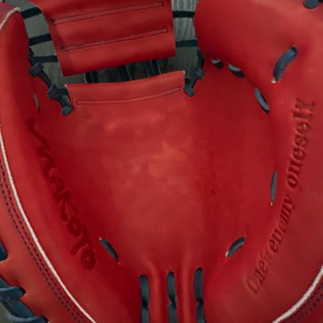 誠グローブ　軟式キャッチャー用　特別仕様　フルオーダー　袋付き