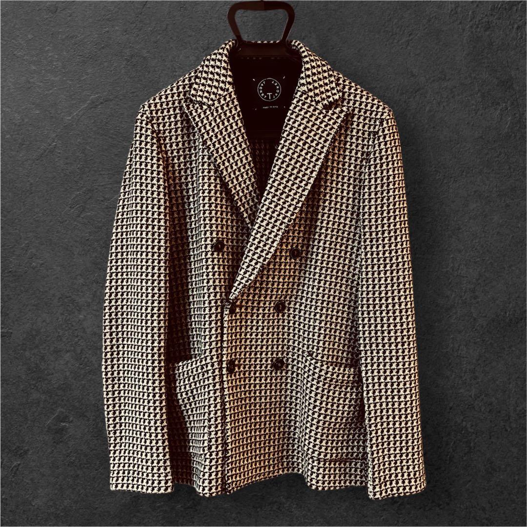 【即戦力‼︎】T-JACKET ダブルブレストニットジャケット