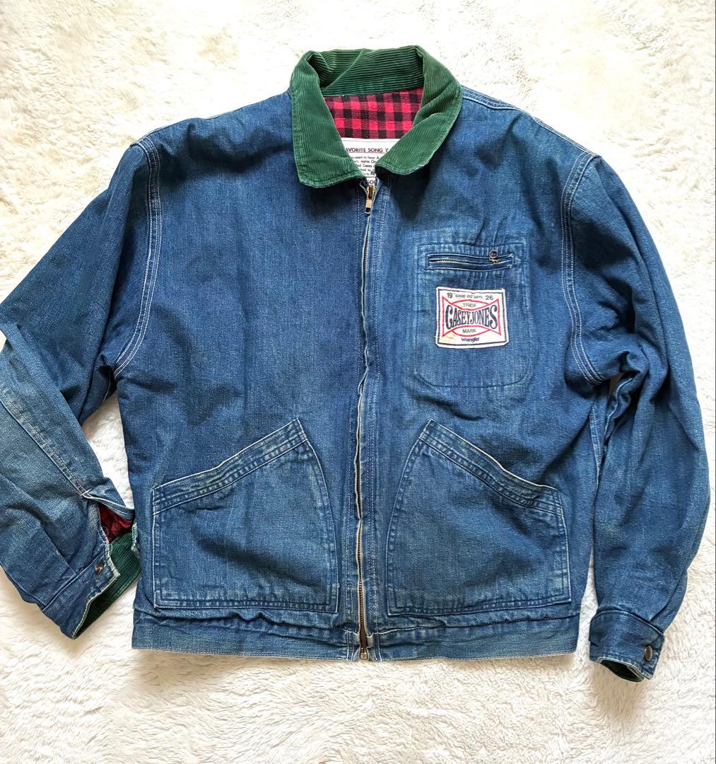ヴィンテージ casey jones ラングラー　デニムジャケット Gジャン