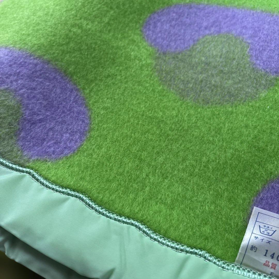 アクリル　ブランケット　毛布　レトロポップ