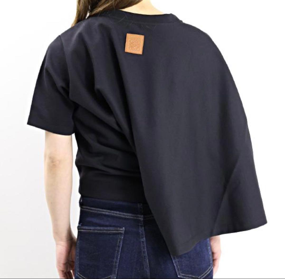 LOEWE ロエベ Cropped Draped T-Shirt M