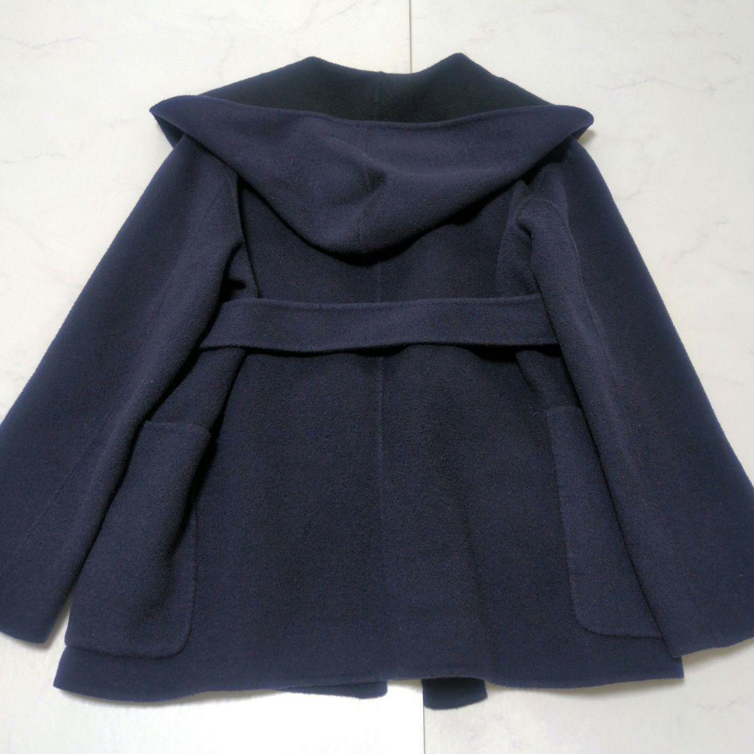 人気完売品✨️ESTNATION ウールカシミヤショートビーバーリバーコート❁