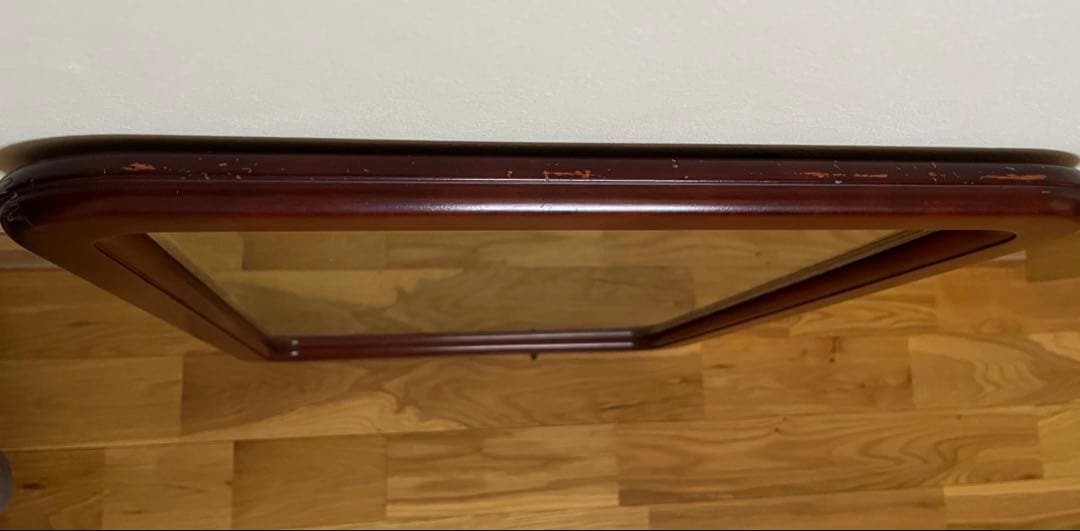 オールドカリモク　ウォールミラー　壁掛け　鏡