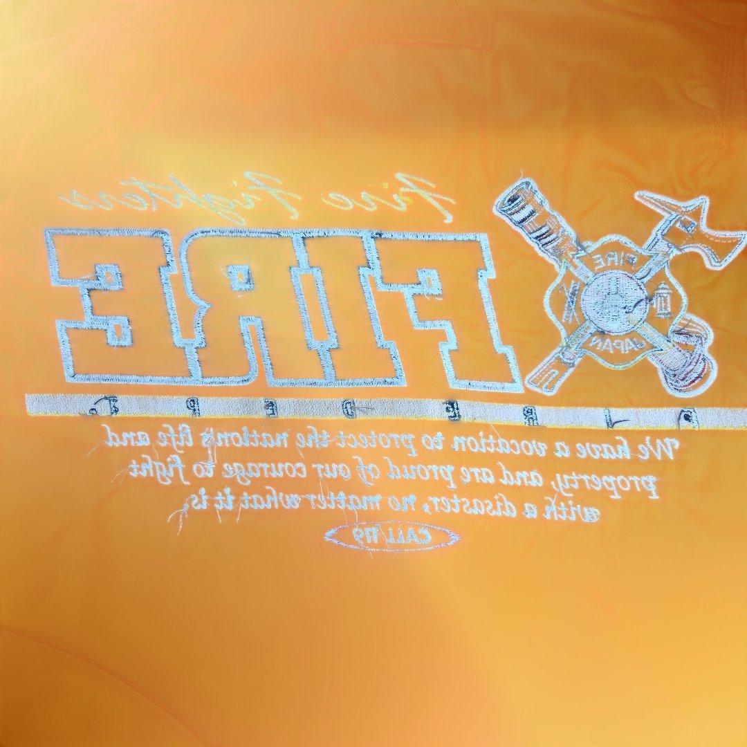 スタジャン　消防　FIRE　スタジアムジャンパー